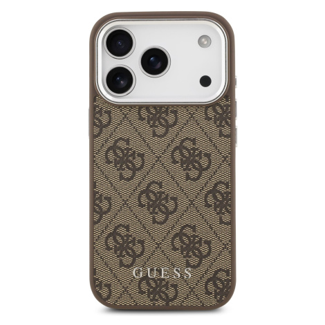 Zadní kryt Guess 4G MagSafe pro Apple iPhone 17 Pro, hnědá