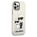 Karl Lagerfeld IML Glitter Karl and Choupette NFT kryt iPhone 12/12 Pro čirý