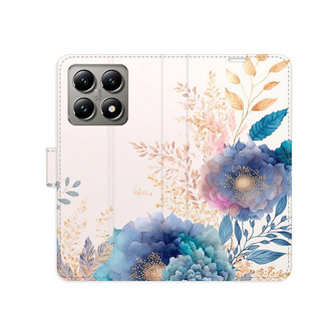 iSaprio Flip pouzdro Ornamental Flowers 03 pro Xiaomi 14T