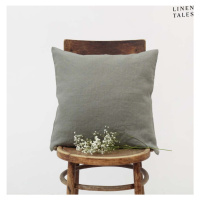Lněný povlak na polštář 40x40 cm Khaki – Linen Tales