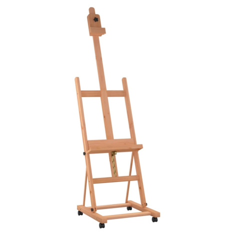 vidaXL Malířský stojan 55 x 53,5 x 178 cm masivní bukové dřevo