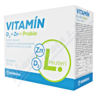 Vitamín D3 + Zn + Probio tbl.30 Biomedica