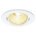 SLV BIG WHITE NEW TRIA kulaté LED vnitřní svítidlo k zabudování do stropu, bílá, 1800-3000K 7,2W