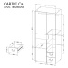 Šatní skříň Carini CA1