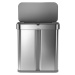 Simplehuman RECTANGULAR 58L DUAL - ST2036 - Bezdotykový koš