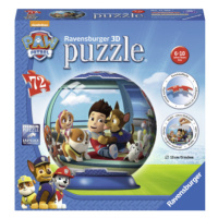 PuzzleBall 3D Tlapková Patrola 72 dílků