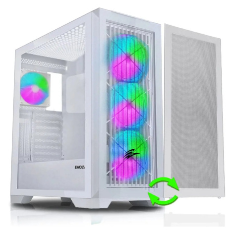 EVOLVEO Ptero Q2W+, 2x čelní panel: sklo/mřížka,