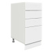 ArtExt Kuchyňská skříňka spodní PLATINIUM | D4A 40 Barva korpusu: Bílá