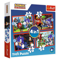 TREFL Puzzle 4v1 Sonic/Sonic The Hedgehog 28,5x20,5cm