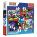 TREFL Puzzle 4v1 Sonic/Sonic The Hedgehog 28,5x20,5cm