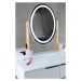 ArtJum Toaletní stolek WERRY s oválným LED zrcadlem