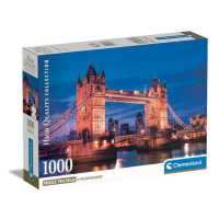 Clementoni - Puzzle 1000 Tower bridge v noci