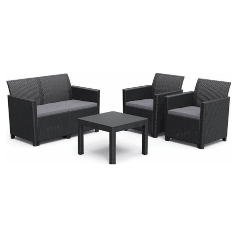 Keter CLAIRE 2 SEATERS SOFA set - grafit