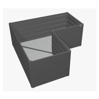 Biohort Zvýšený truhlík na zeleninu L (tmavě šedá metalíza) L (4 krabice)