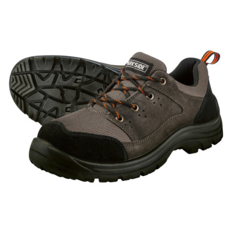 PARKSIDE® Pánská kožená bezpečnostní obuv S1 (44, černá/šedá)