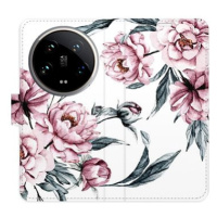 iSaprio Flip pouzdro Pink Flowers pro Xiaomi 14 Ultra