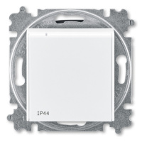 Zásuvka 230 V jednonásobná ABB Levit IP 44 bílá