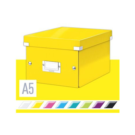 LEITZ WOW Click & Store A5 22 x 16 x 28.2 cm, žlutá