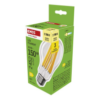 LED žárovka Filament A70 / E27 / 18 W (150 W) / 2452 lm / teplá bílá