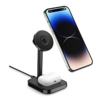 Spigen ArcField MagFit Dual Wireless Charger MagSafe/iPhone/AirPods 7.5W/5W PF2100 Black