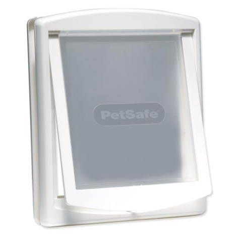 Dvířka PetSafe plastová s transparentním flapem bílá, výřez 37x31,4cm