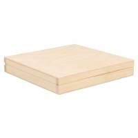 Dřevěná krabička 20 x 20 x 3,5 cm