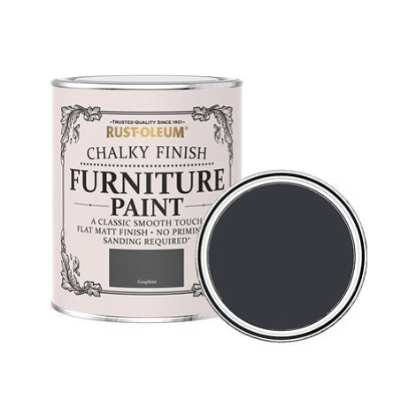 Rust-Oleum Křídová matná barva na nábytek Chalky Finish Furniture Paint, odstín šedé, RO.14010.H