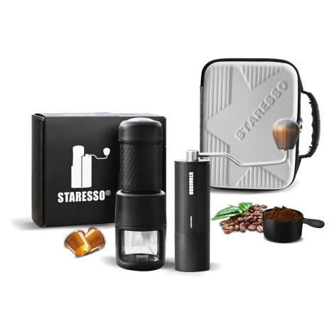 Staresso Classic a ruční mlýnek Staresso Discovery D-6 Plus cestovní sada