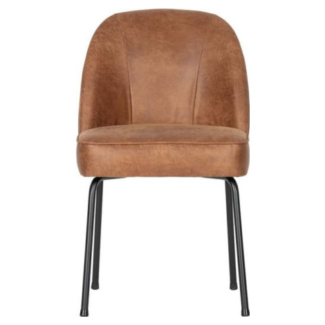 Koňakově hnědé kožené jídelní židle v sadě 2 ks Vogue – BePureHome