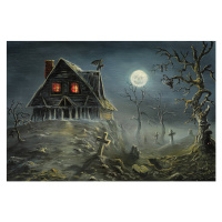 Ilustrace Halloween Horror, Pobytov, 40 × 26.7 cm