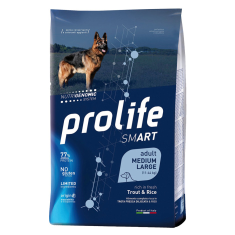 Prolife Dog Smart Adult Medium/Large Breed Trout & Rice - 2 x 12 kg