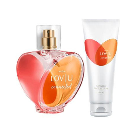 AVON Love U Connected Eau De Parfum a Tělové mléko