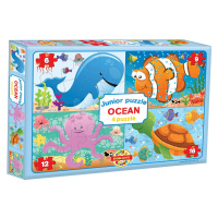 Dohány puzzle Junior Ocean 4 Podmořský svět 502-1