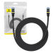 Kabel Baseus Braided network cable cat.7 Ethernet RJ45, 10Gbps, 2m (black)