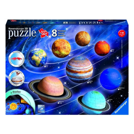Puzzle Soustava planet MPK Toys