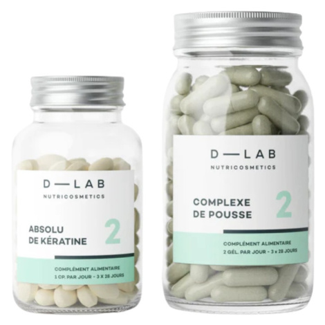 D-LAB Výživa vlasů - Keratin + Hair Growth Complex 84+168 kapslí