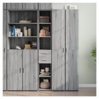 vidaXL Skříň highboard šedá sonoma 30 x 42,5 x 185 cm kompozitní dřevo