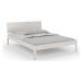 Bílá dvoulůžková postel z borovicového dřeva 160x200 cm Ammer – Skandica