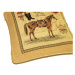 Forbyt Návlek na polštář, Ornament Kůň, barevný, 43 x 43 cm