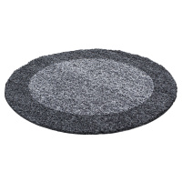 Ayyildiz koberce Kusový koberec Life Shaggy 1503 grey kruh Rozměry koberců: 120x120 (průměr) kru