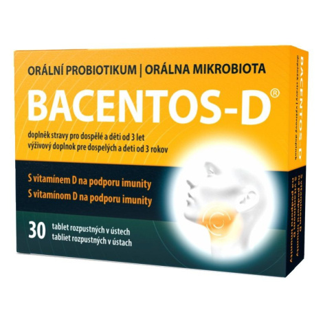 BACENTOS-D Orální probiotikum 30 tablet