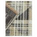 Venkovní vzorovaný koberec TROJKAT krémová 80x150 cm Multidecor