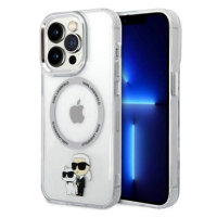 Karl Lagerfeld IML Karl and Choupette NFT MagSafe Zadní Kryt pro iPhone 15 Pro Max Transparent