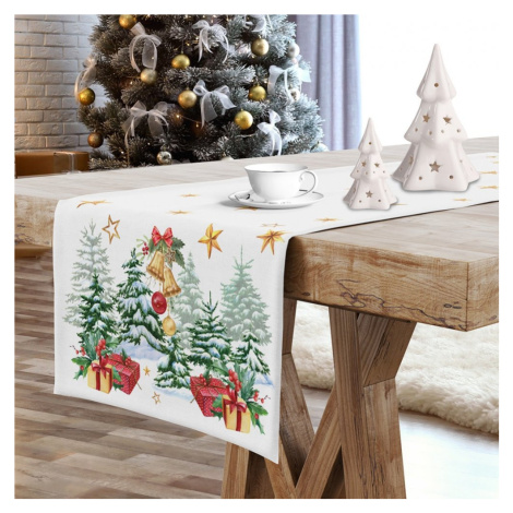 Vánoční ubrus - běhoun na stůl ZIMNÍ LES VI. 40x140 cm Mybesthome MyBestHome PRO
