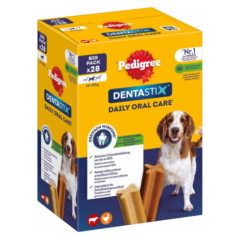 Pedigree DentaStix pro středně velké psy 28 kusů (4 × 7)