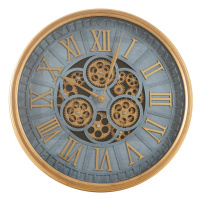 Nástěnné hodiny GENIUS modrá Ø 51 cm Mybesthome