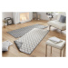 NORTHRUGS - Hanse Home koberce Kusový koberec Twin-Wendeteppiche 103118 grau creme – na ven i na