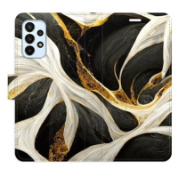 iSaprio flip pouzdro BlackGold Marble pro Samsung Galaxy A23 / A23 5G