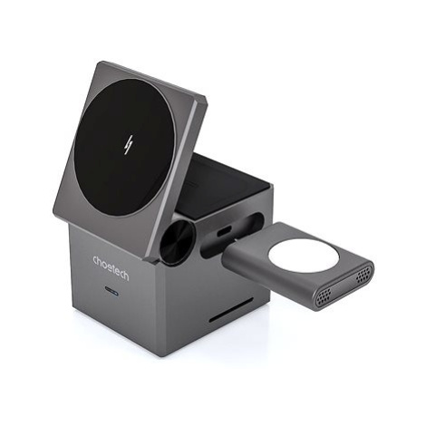 ChoeTech 15W 3-in-1 Magnetic wireless charger dock