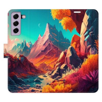 iSaprio flip pouzdro Colorful Mountains pro Samsung Galaxy S21 FE 5G